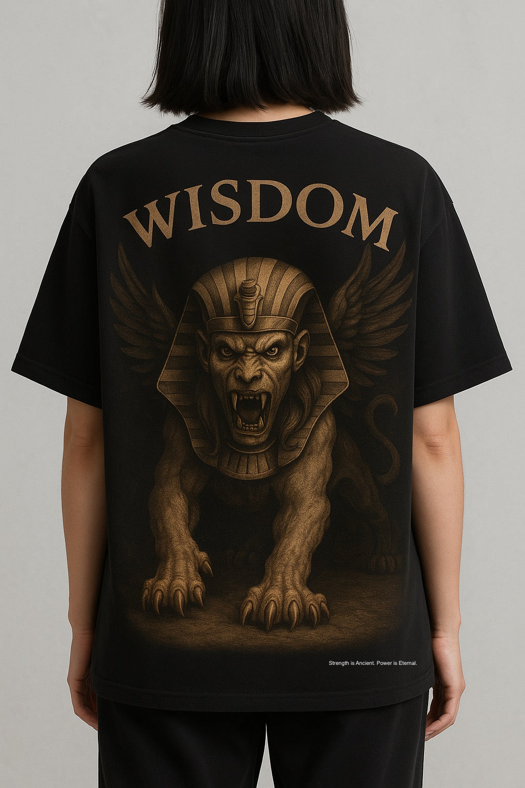 WISDOM- SPHINX OVERSIZED T