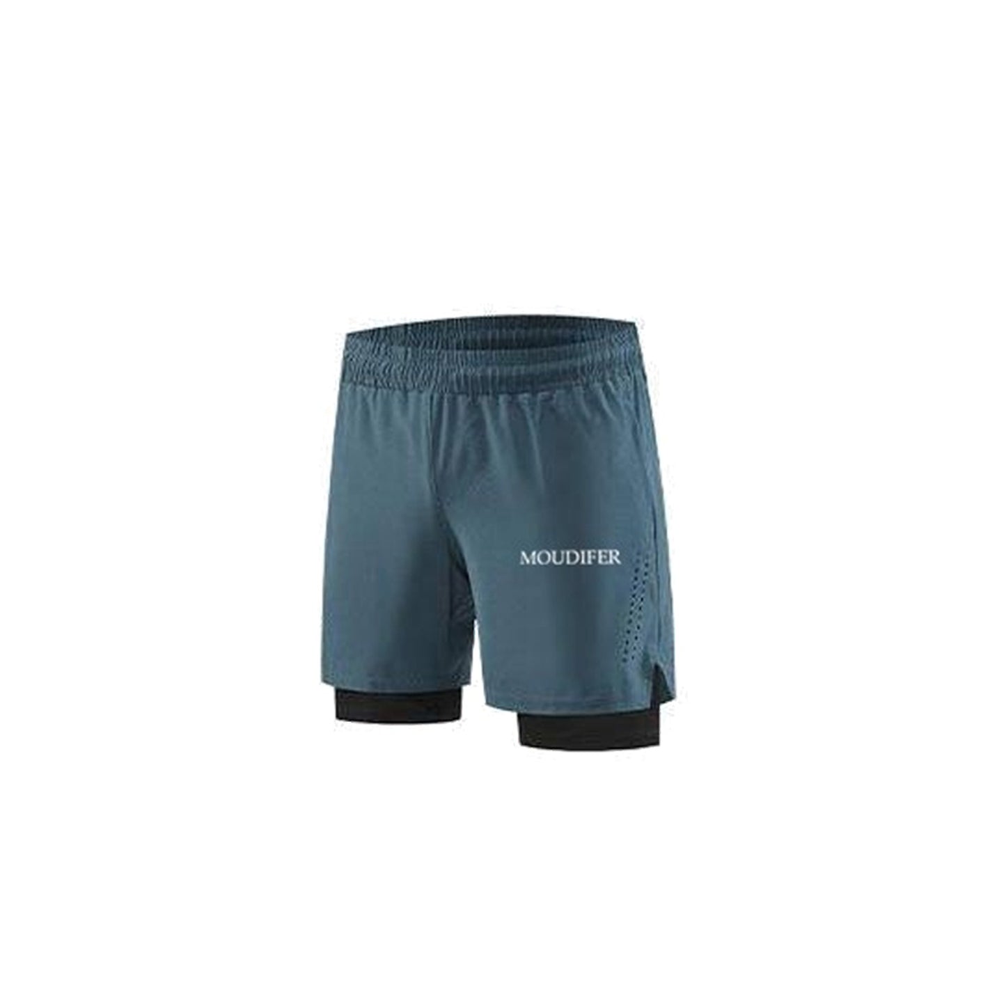 Driven Gym Shorts With Built-in Compression Support - Moudifer