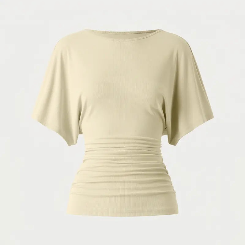MOUDIFER™ Effortless Boatneck Batwing Top