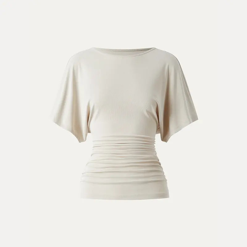 MOUDIFER™ Effortless Boatneck Batwing Top
