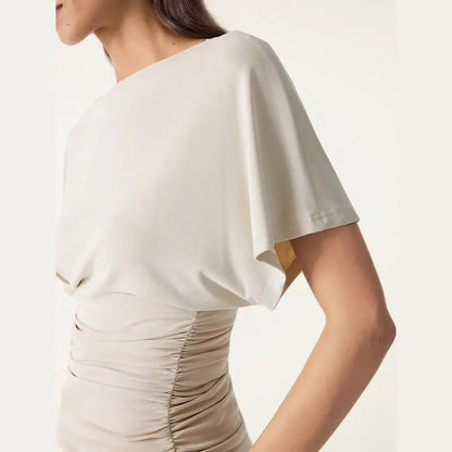 MOUDIFER™ Effortless Boatneck Batwing Top
