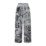 Rhinestone Tatted Up Sweatpant