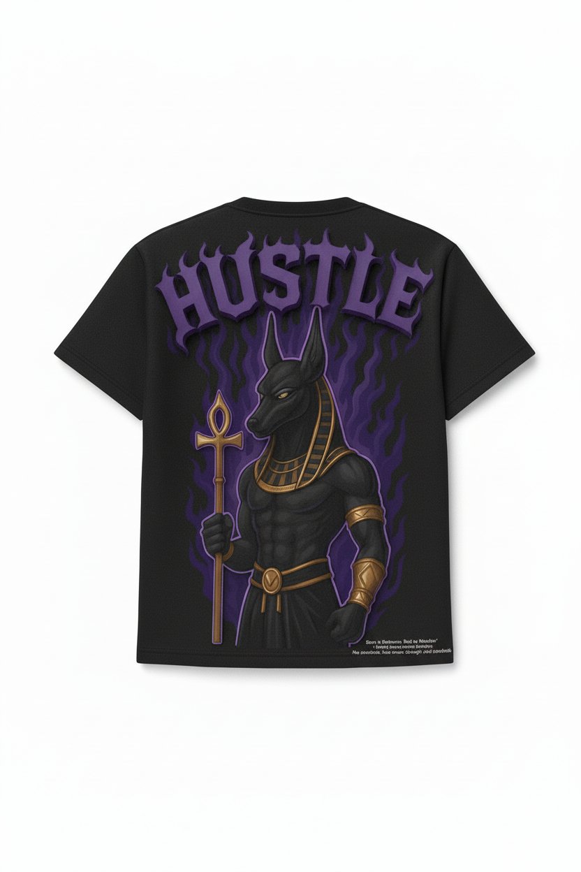 HUSTLE- Oversized T Shirt