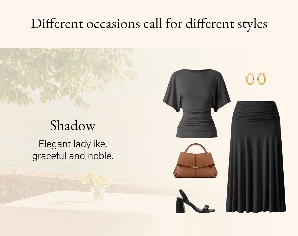 MOUDIFER™ Effortless Boatneck Batwing Top