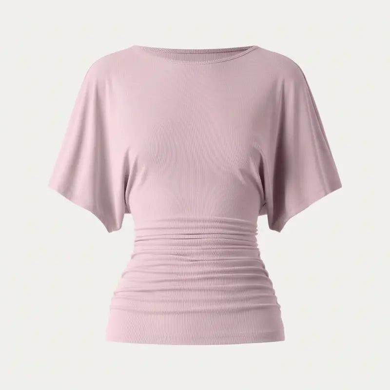 MOUDIFER™ Effortless Boatneck Batwing Top