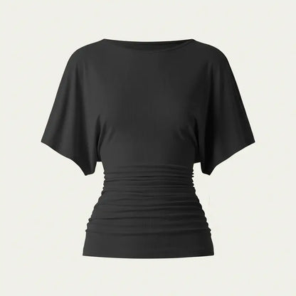 MOUDIFER™ Effortless Boatneck Batwing Top