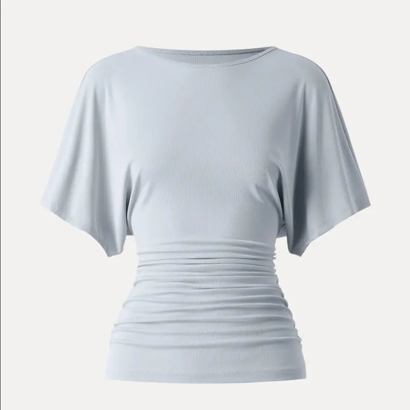 MOUDIFER™ Effortless Boatneck Batwing Top