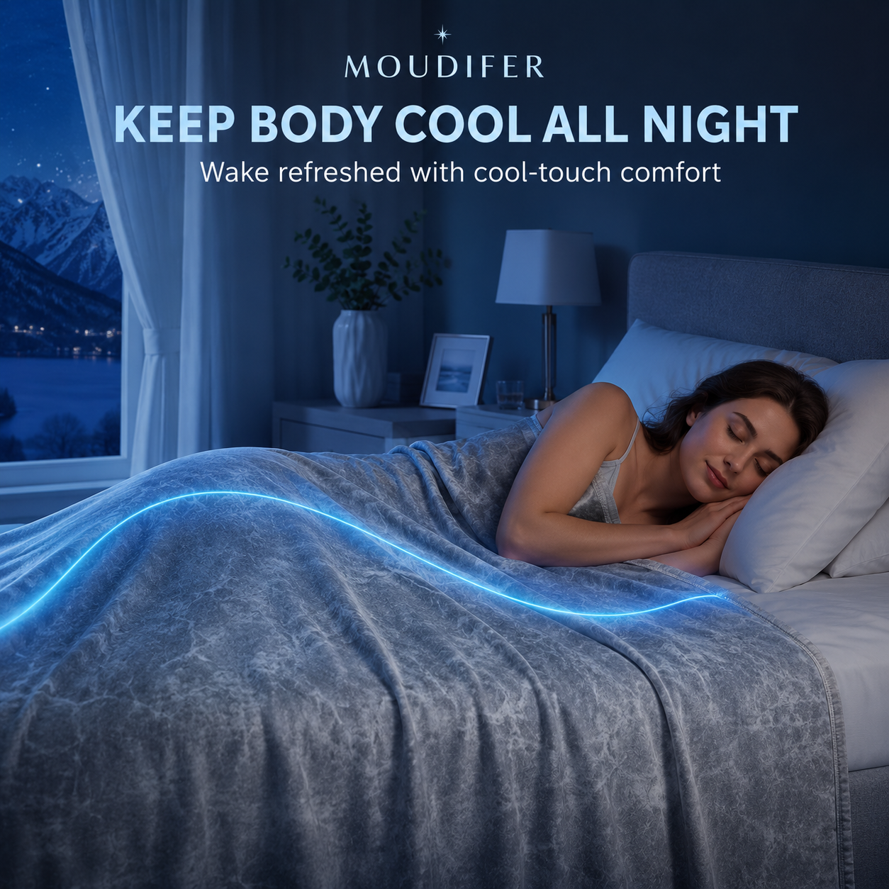 MOUDIFER Arctic Drift™ Cooling Blanket