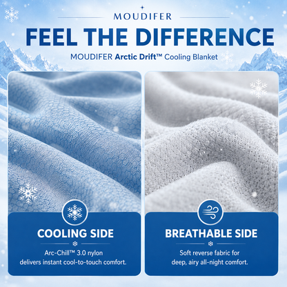 MOUDIFER Arctic Drift™ Cooling Blanket