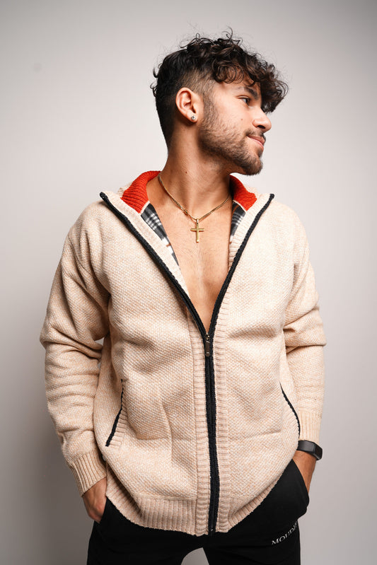 CosyZip Comfort: Stylish Zipper Sweater for Effortless Elegance