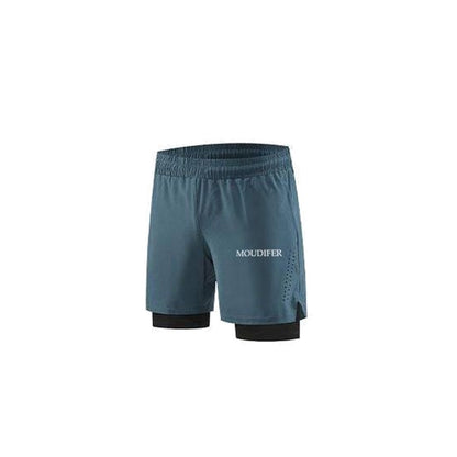 Driven Gym Shorts With Built-in Compression Support - Moudifer 