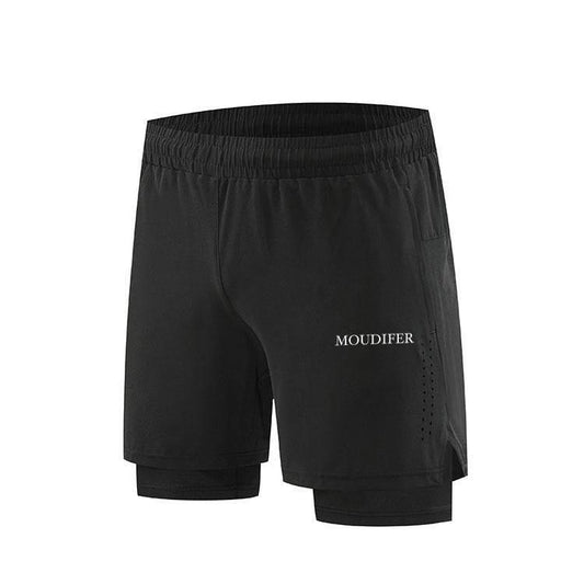 Driven Gym Shorts With Built-in Compression Support