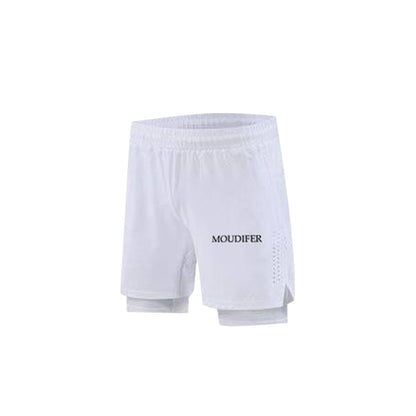 Driven Gym Shorts With Built-in Compression Support - Moudifer 